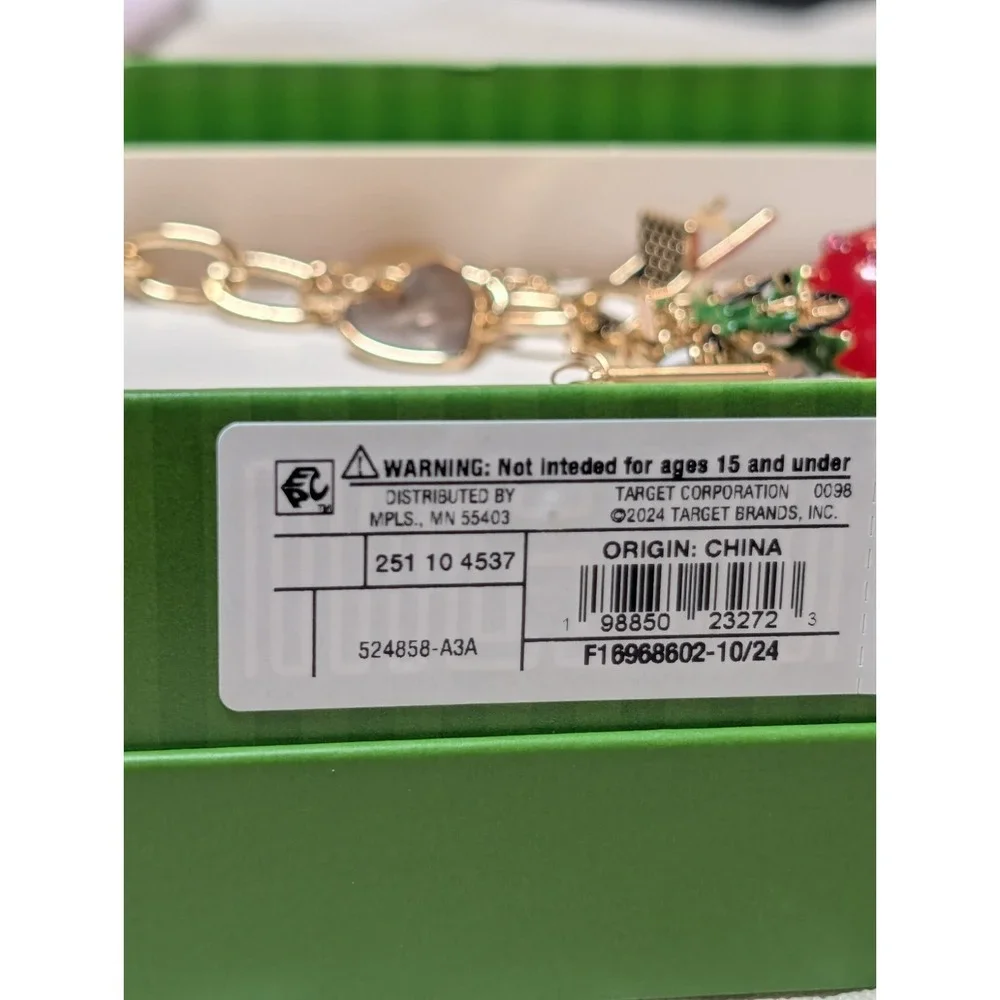⭐B2 Kate Spade New York Target Necklace Chunky Charm Statement 16